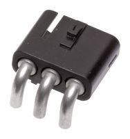 MOLEX 201843-1030. Rectangular Power Connector, Right Angle PCB, 3 Contacts, MultiCat 201843, PCB Mount, Through Hole