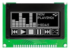 MIDAS DISPLAYS MCOB128064T1V-WP