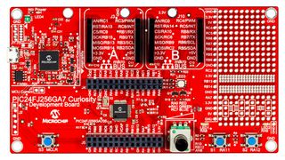 MICROCHIP DM240016 开发板, PIC24FJ256GA7 极低功率MCU, 集成编程器/调试器