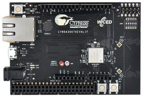 INFINEON CYW943907AEVAL1F 评估套件, CYW43907 WICED IEEE 802.11 a/b/g/n SoC, 板载PCB天线, Arduino针座
