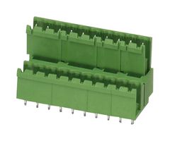 PHOENIX CONTACT 1763074 Terminal Block, Double Level, Header, 5.08 mm, 4 Ways, 15 A, 300 V, Through Hole Vertical