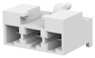 TE CONNECTIVITY - AMP 179846-1 引脚针座, 线至板, 6.5 mm, 1 排, 3 触点, 通孔直型, Power Double Lock