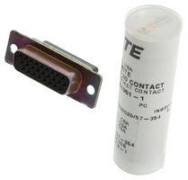 AMP - TE CONNECTIVITY 204514-2 D-Sub 连接器, HD, 高密度, 插座, AMPLIMITE, 26 触点, DA, 压接