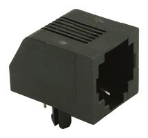 AMP - TE CONNECTIVITY 5555165-1 Modular Connector, RJ25 Jack, 1 x 1 (Port), 6P6C, Cat3, Through Hole Mount