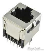 TE CONNECTIVITY - AMP 5557969-1 Modular Connector, RJ45 Jack, 1 x 1 (Port), 8P8C, Cat3, Through Hole Mount