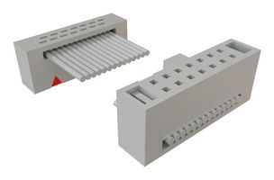 SAMTEC FFSD-07-D-06.00-01-N-R 带状电缆, IDC插座至IDC插座, 14 路, 6 ", 152.4 mm, 1.27 mm, Tiger Eye FFSD Series