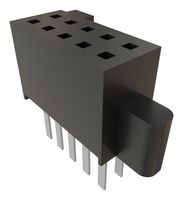 SAMTEC SFM-105-01-L-D PCB插座, 板至板, 线至板, 1.27 mm, 2 排, 10 触点, 通孔安装