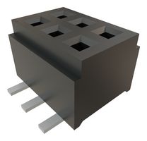 SAMTEC CLM-103-02-F-D PCB插座, 板至板, 1 mm, 2 排, 6 触点, 表面安装
