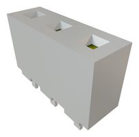 SAMTEC HPF-03-01-T-S PCB插座, 电源端子, 板至板, 5.08 mm, 1 排, 3 触点, 母插座触点, 通孔安装