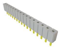SAMTEC SLW-116-01-T-S PCB插座, 方柱, 板至板, 2.54 mm, 1 排, 16 触点, 通孔安装