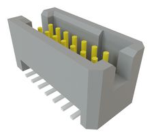 SAMTEC TFM-107-02-L-D 引脚针座, 板至板, 线至板, 1.27 mm, 2 排, 14 触点, 表面安装 , Tiger Eye TFM