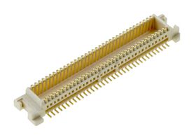 MOLEX 53748-0708 Mezzanine Connector, Plug, 0.5 mm, 2 Rows, 70 Contacts, Surface Mount, Brass