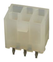 MOLEX 39-29-0063 引脚针座, 线至板, 4.2 mm, 2 排, 6 触点, 通孔直型, Mini-Fit Jr. 5566 Series