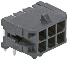 MOLEX 43045-1007 引脚针座, 线至板, 3 mm, 2 排, 10 触点, 表面安装直角, Micro-Fit 3.0 43045 Series