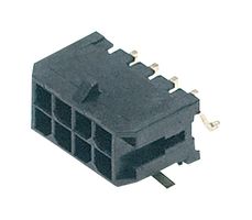 MOLEX 43045-1409 引脚针座, 线至板, 3 mm, 2 排, 14 触点, 表面安装直角, Micro-Fit 3.0 43045 Series