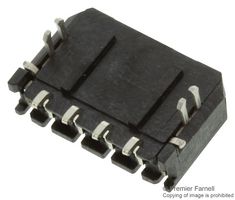 MOLEX 43650-0409 Pin Header, Wire-to-Board, 3 mm, 1 Rows, 4 Contacts, Surface Mount Right Angle