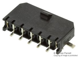 MOLEX 43650-0512 引脚针座, 线至板, 3 mm, 1 排, 5 触点, 表面安装直角, Micro-Fit 3.0 43650