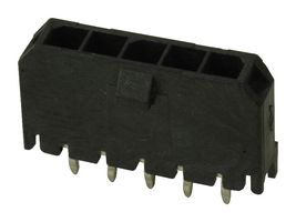 MOLEX 43650-0515 引脚针座, 线至板, 3 mm, 1 排, 5 触点, 通孔直型, Micro-Fit 3.0 43650 Series