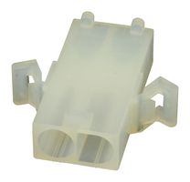 MOLEX 19-09-2028 连接器外壳, 自然色, Standard .093" 3191 Series, 插头, 2 路, 6.7 mm