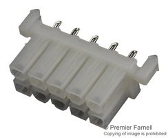 MOLEX 15-24-7100 PCB Receptacle, Board-to-Board, Wire-to-Board, 4.2 mm, 2 Rows, 10 Contacts, Female Receptacle