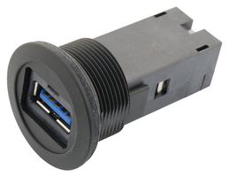 SCHNEIDER ELECTRIC XB5PUSB3 密封连接器, USB, USB A, USB 3.0, 插座, 9路, 面板安装, IP20
