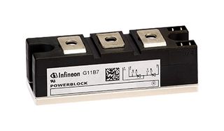 INFINEON TD162N16KOFHPSA1 晶闸管模块, 串行连接, 260 A, 1.6kV