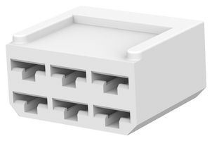 TE CONNECTIVITY 880297-1 连接器外壳, FASTIN-FASTON 250, 插座, 6 路, 9.1 mm, AMP FASTIN-FASTON 250系列触点