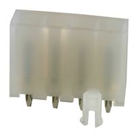 MOLEX 39-30-2040 引脚针座, 线至板, 4.2 mm, 1 排, 4 触点, 通孔直型, Mini-Fit Jr. 5566 Series