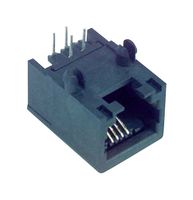 MOLEX 43202-8816 模块连接器, RJ45 插座, 1 x 1 (端口), 8P8C, Cat3, 面板安装, 通孔安装
