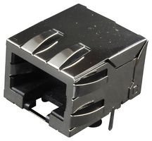 MOLEX 43202-4101 模块连接器, 模制插座, 1 x 1 (端口), 4P4C, Cat3, 通孔安装