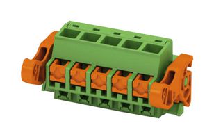 PHOENIX CONTACT 1861755 Pluggable Terminal Block, Lock and Release, 5.08 mm, 8 Ways, 24 AWG, 12 AWG, 2.5 mm², Push In
