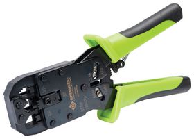 TEMPO PA1540 压接工具, 手动, AMP RJ11, RJ12, RJ22 & RJ45 模制连接器和 28-24AWG 触芯