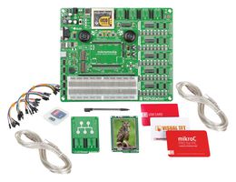 MIKROELEKTRONIKA MIKROE-2642 Development Kit, MikroLAB for Mikromedia, PIC18FK MCU, MikroPascal Compiler