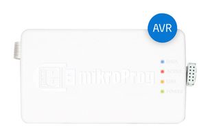 MIKROELEKTRONIKA MIKROE-1383 编程器/调试器, 用于Microchip 8位AVR MCU, 独立, USB 2.0