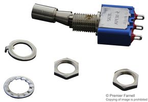 APEM 5636AB-2V 拨动开关, 开-关, SPDT, 不发光, 5000 Series, 面板安装, 6 A