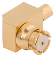 AMPHENOL SV MICROWAVE 1222-4004 射频/同轴连接器, SMP同轴, 直角插座, 50 ohm, 0.047半刚性, 铍铜