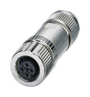 PHOENIX CONTACT 1424660 传感器连接器, M12 Push-In, M12, 母, 5路, 推入式插口, 直形线缆安装