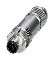 PHOENIX CONTACT 1424678 传感器连接器, PROFIBUS DP, M12 Push-In, M12, 公, 2路, 推入式引脚, 直形线缆安装
