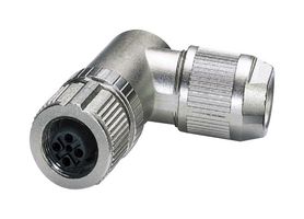 PHOENIX CONTACT 1424685 Sensor Connector, PROFINET CAT5, M12 Push-In, M12, Female, 4 Positions, Push In Socket