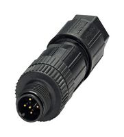 PHOENIX CONTACT 1424686 传感器连接器, M12 Push-In, M12, 公, 5路, 推入式引脚, 直形线缆安装