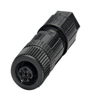 PHOENIX CONTACT 1424689 传感器连接器, M12 Push-In, M12, 母, 5路, 推入式插口, 直形线缆安装