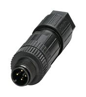 PHOENIX CONTACT 1424691 传感器连接器, M12 Push-In, M12, 公, 4路, 推入式引脚, 直形线缆安装