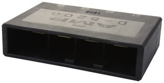 AMP - TE CONNECTIVITY 1-179960-2 引脚针座, 线至板, 10.16 mm, 1 排, 6 触点, 通孔安装, Dynamic D-5200