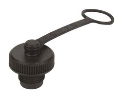 HARTING 21410000002 Dust Cap / Cover, Protection Cover w/ Cord, Harting M12 Receptacle Circular Connectors
