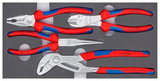 KNIPEX 00 20 01 V17 Plier Set, Chrome, 4 Piece