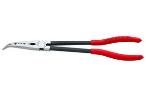 KNIPEX 28 81 280 Plier, Curved Needle Nose, 280 mm Length