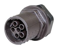 AMPHENOL SINE/TUCHEL C115 E05 041 G1 传感器连接器, x mate Series, M15, 母, 6路, 压接插座, 直形面板安装