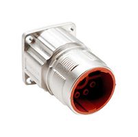 AMPHENOL SINE/TUCHEL MB2LLN0800 传感器连接器, MotionGrade M23 Standard Series, M23, 公, 4个信号 + 4个电源路, 压接插头, 直形面板安装