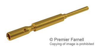 AMPHENOL SINE/TUCHEL SC000261 圆形连接器触点, MotionGrade M23 Series, 公, 压接, 18 AWG, 22 AWG, Amphenol Elite系列圆形连接器