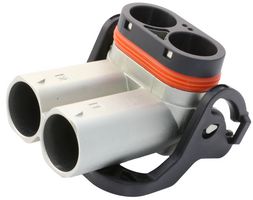 AMPHENOL PCD SHENZHEN HVSLS600082A116 车用连接器, Excel Mate HVSLS 600 Series, 直角插头, 2 触点, 压接针, 锌合金主体, 铜合金
